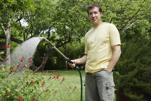 Professional garden maintenance services in a Barnsbury courtyard garden